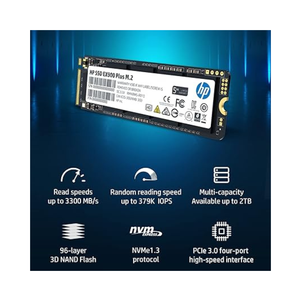HP SSD EX900 Plus Nvme M.2 512GB HP SSD EX900 Plus Nvme M.2 512GB